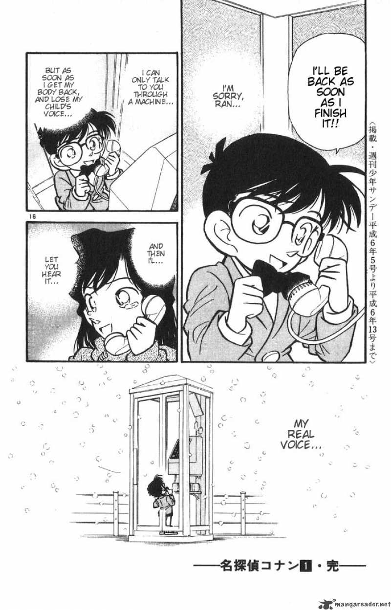 Read Detective Conan Chapter 9 Unhappy Misunderstanding - Page 16 For Free In The Highest Quality