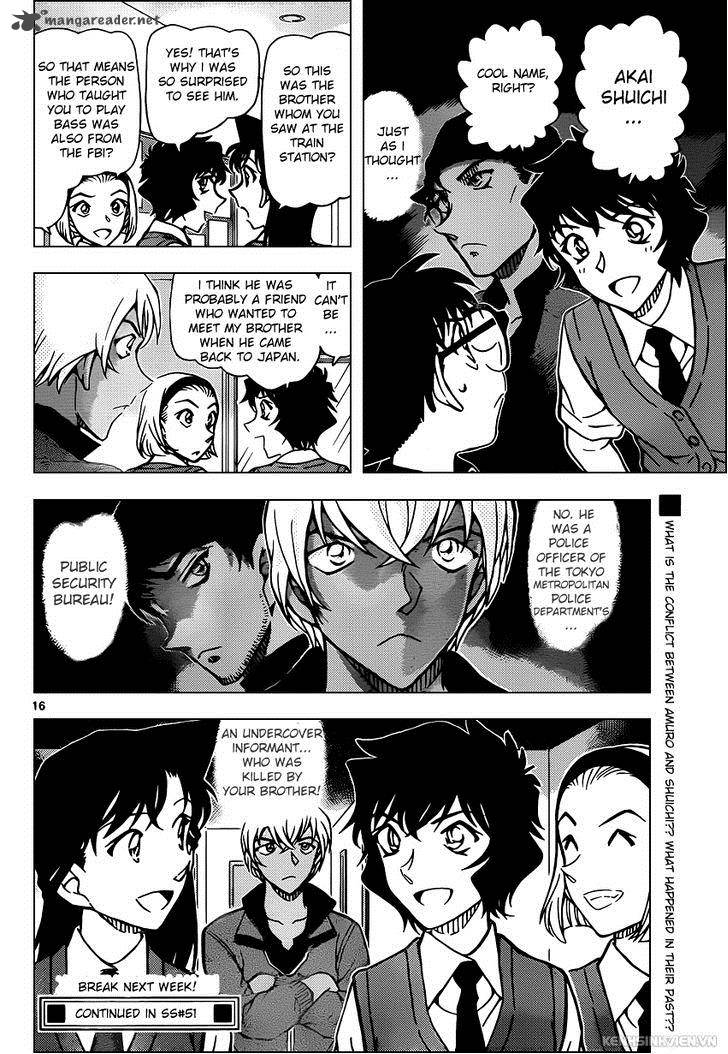 Read Detective Conan Chapter 938 Crime In The Blind Spot - Page 16 For Free In The Highest Quality
