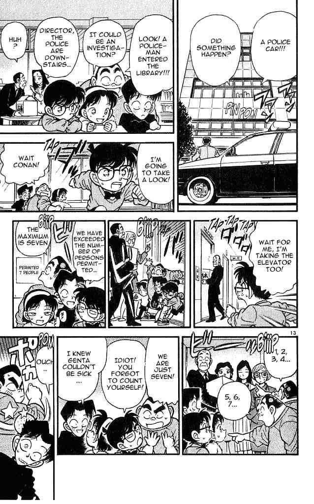 Read Detective Conan Chapter 96 A Burning Body - Page 13 For Free In The Highest Quality