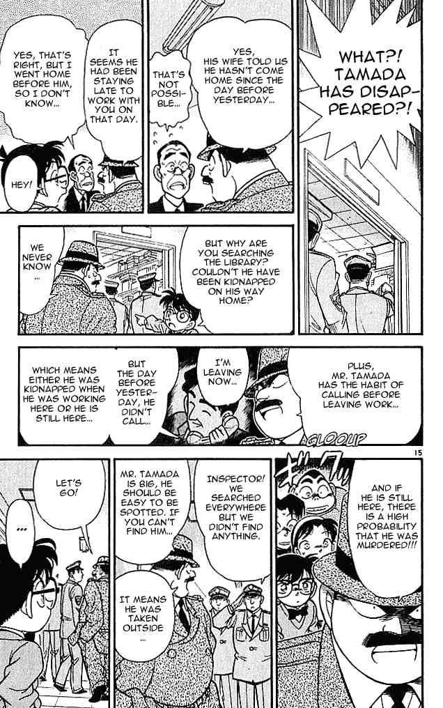 Read Detective Conan Chapter 96 A Burning Body - Page 15 For Free In The Highest Quality
