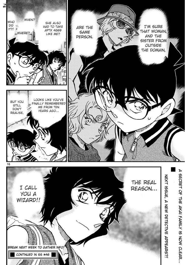 Read Detective Conan Chapter 974 - Page 16 For Free In The Highest Quality
