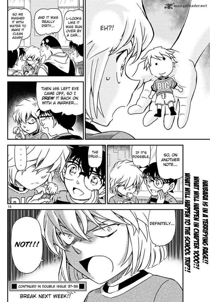 Read Detective Conan Chapter 999 - Page 16 For Free In The Highest Quality