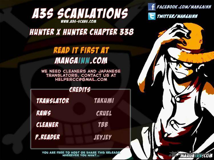 Read Hunter X Hunter Chapter 338 Mymangalist