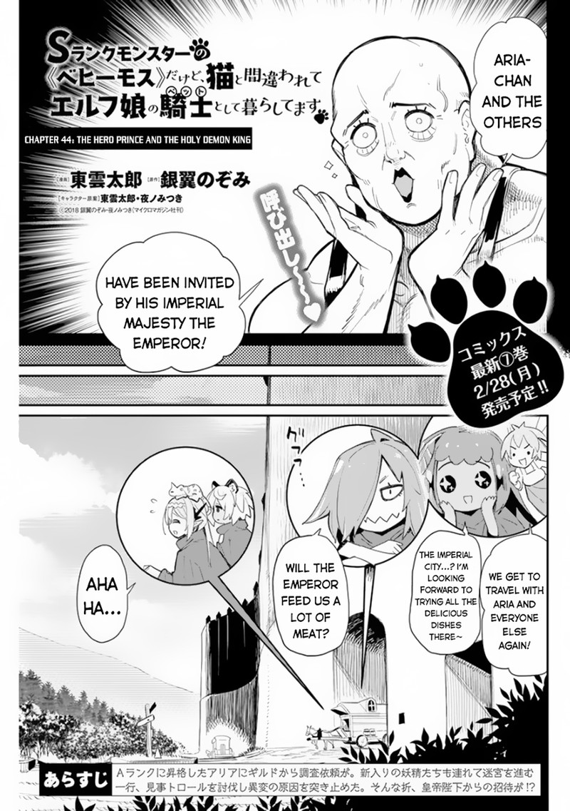 s_rank_monster_no_behemoth_dakedo_neko_to_machigawarete_erufu_musume_no_kishi_pet_toshite_kurashitemasu_44_1